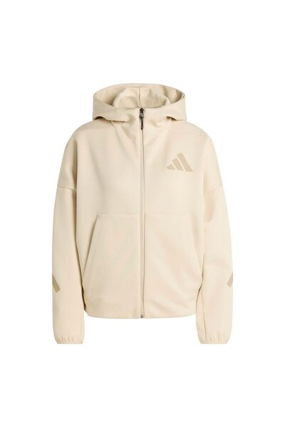 adidas Beige Women's Jacket W Z.N.E. Fz Ke4746