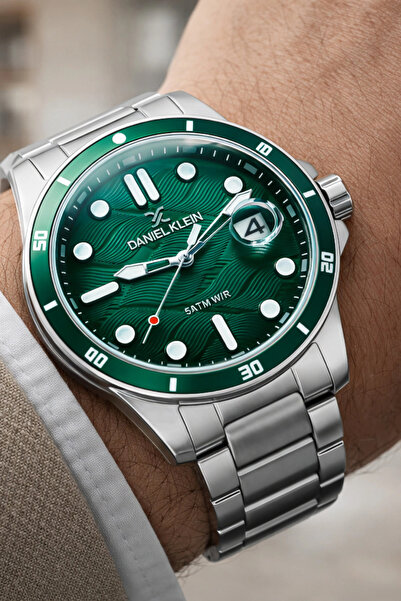 Daniel Klein Steel Cord&Case Calendar Men's Wristwatch Wrist Bracelet Gift Si...