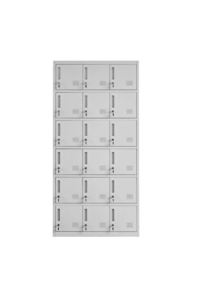Protector Locker cabinet containing 18 drawers