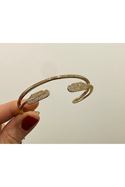 GLOW ACCESSORIES BAE Premium Steel Zircon Stone Vip Handcuff Bracelet