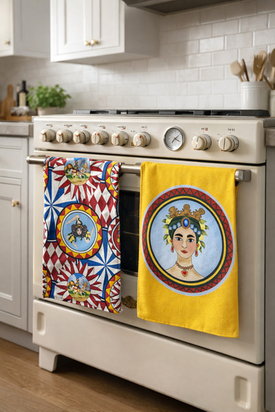 Pilloveland Patterned Kitchen Towels (Set of 2) |   30×50 cm