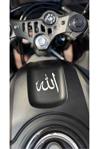 Modifiye Fabrikası Motosiklet Ön Depo & Grenaj Uyumlu Arapça Allah Yazısı Sti...