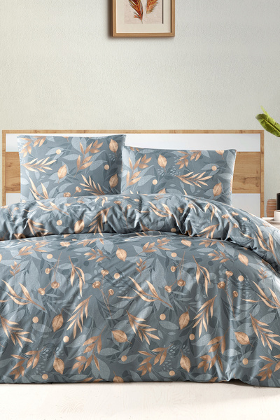 First Choice Karel %100 Pamuk Çift Kişilik Nevresim Takımı - Lastikli Çarşaf