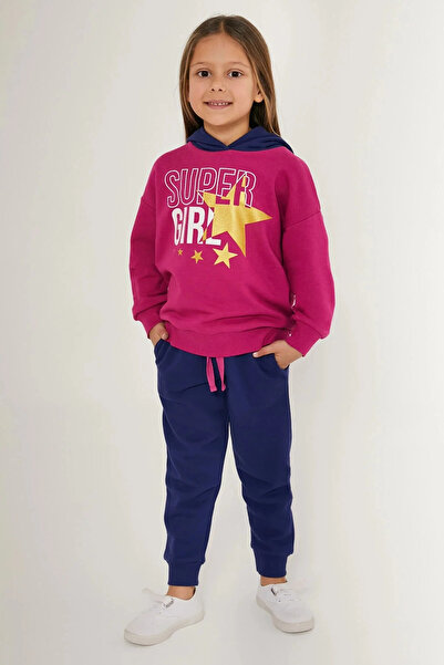 Rolypoly Girl's tracksuit - damson