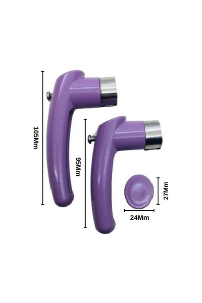 ferhat0 Teapot Handle Set Handle Grip Set Shiny Lilac Fireproof Lilac