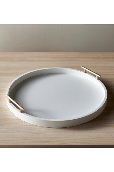 Generic Luxe Wooden Serving Tray - 50 cm