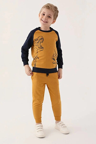 Rolypoly Set de trening pentru băiat maro deschis Animals