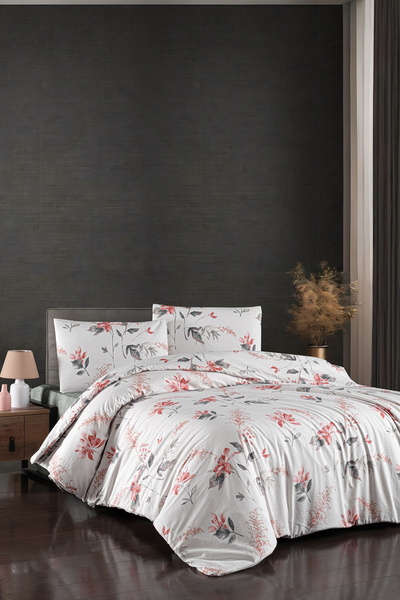 First Choice طقم غطاء لحاف مزدوج من القطن بنسبة 100% من كارين