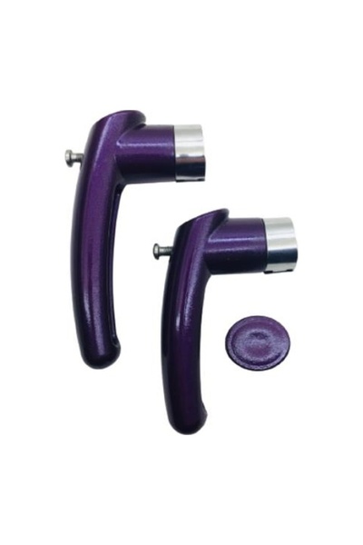 ferhat0 Teapot Handle Set Handle Grip Set Shiny Purple Fireproof Purple