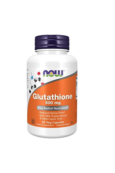 Now 500mg Glutathione Antioxidant Supplement with Milk Thistle Extract & Alph...