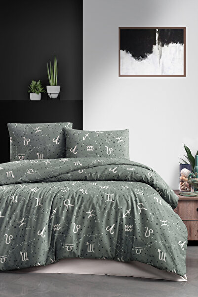 First Choice Goodnight 100% Cotton Double Duvet Cover Set - Fitted Sheet