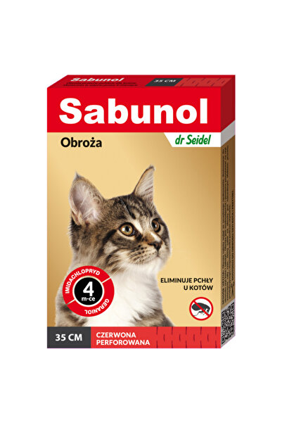 PisiMall Antiparasitic collar, fleas and ticks, Sabunol Cat, 35 cm