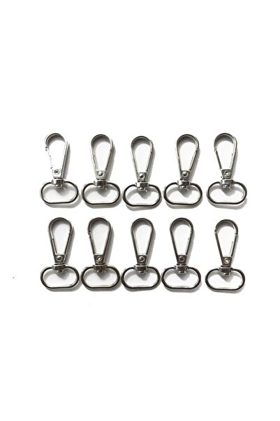 SEM AKSESUAR Breloc Gemici, cârlig pentru accesorii placat cu nichel (100 buc...