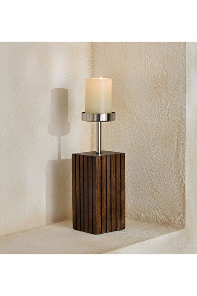 Generic Sifat Terrano Decorative Pillar Candleholder - 10 x 10 x 28 cm