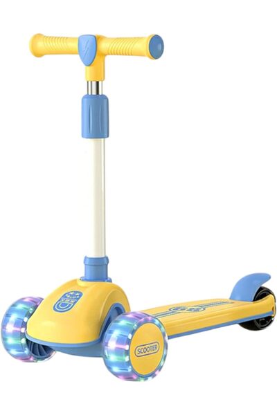 Generic Leno 3-Wheel Kids Kick Scooter With LED Light-Up Wheels