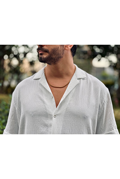 LWL Vintage Color Rope Chain Necklace - Bold Cut Men's Jewelry Necklace