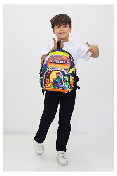 Şımarık MINECRAFT ERKEK ÇOCUK ANASINIFI SIRT ÇANTASI