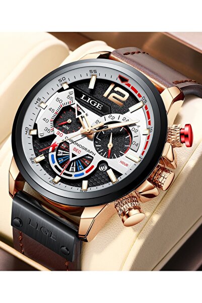 Lige Deri Kordon Tüm Fonksiyonları Aktif Her Kombine Uygun Erkek Kol Saati