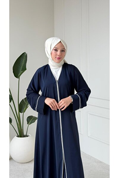 MİREL BUTİK Dubai Abaya with Belt (with Shawl as a Gift)