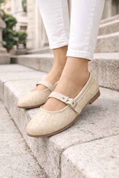 Moda Frato Milena Women's Babet Summer Shoes Pointed Toe Casual Babet