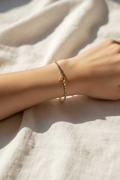 Aware Time Xuping Non-Tarnish Steel Zircon Stone Bracelet