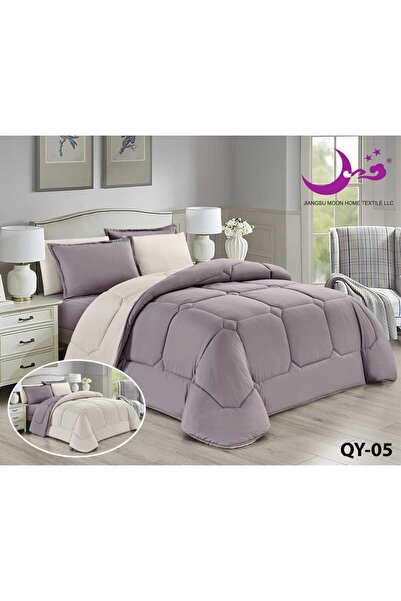 Ropi Summer double bed duvet set with embossed leaf pattern - soft and stylish