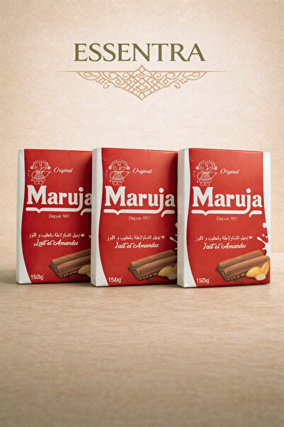 Essentra Home ESSENTRA Maruja Çikolata 150 g (3’lü Paket) – Badem & Süt Aroma...