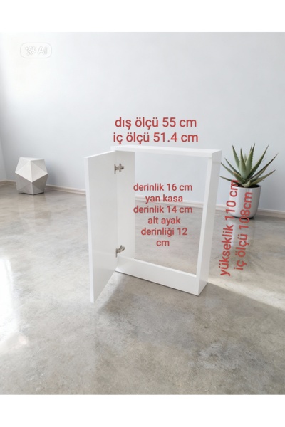 yılmob19 Boru gizleme dolabı 55*110