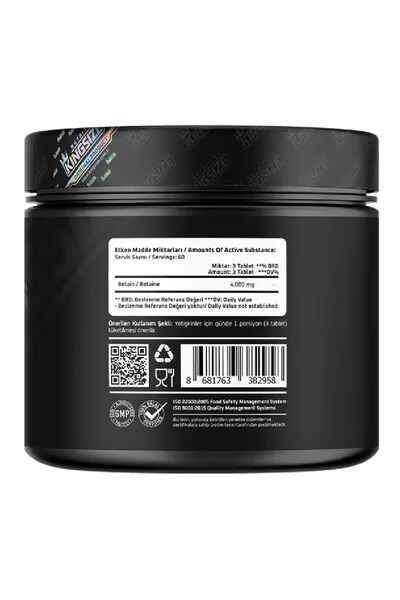 Kingsize Nutrition Betaine Anhydrous 180 Tablets