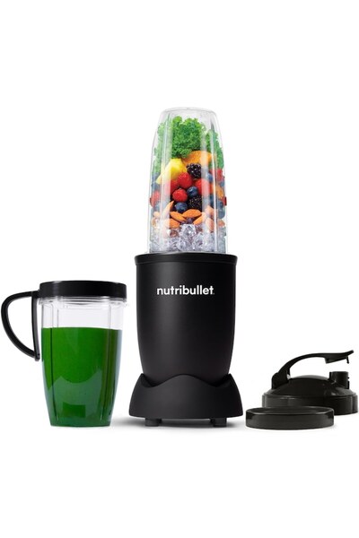 Nutribullet Blender Pro NB907MAB, 900 W, 1 viteza, 5 accesorii, negru