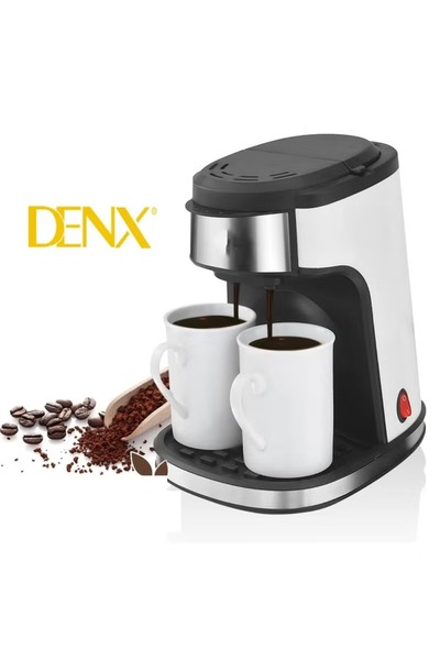 Primo Plus DX3413-Espresso drip coffee maker with two cups, 450 watts power