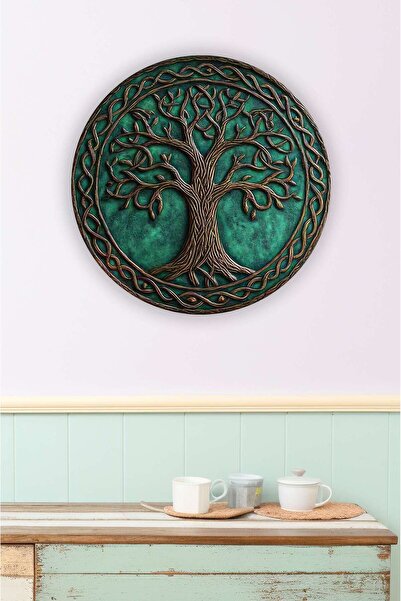 UNT Tree of Life Mdf Wall Decor – Uv Printing Round Painting 48 cm