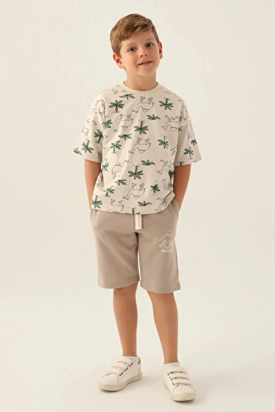 Rolypoly Boy's Bermuda Suit - Beige