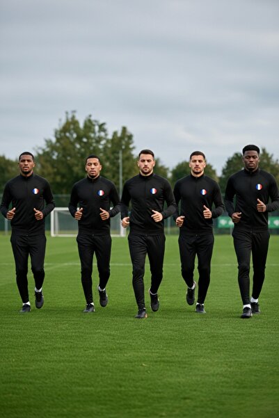 SARI Fransa Diver Fabric Zippered Tracksuit Top