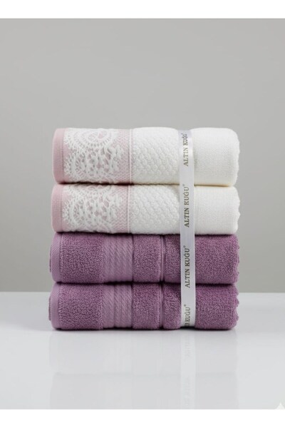 Özdilek Evony Trendy Towel - 4 Pieces 50X90Cm A.Lila