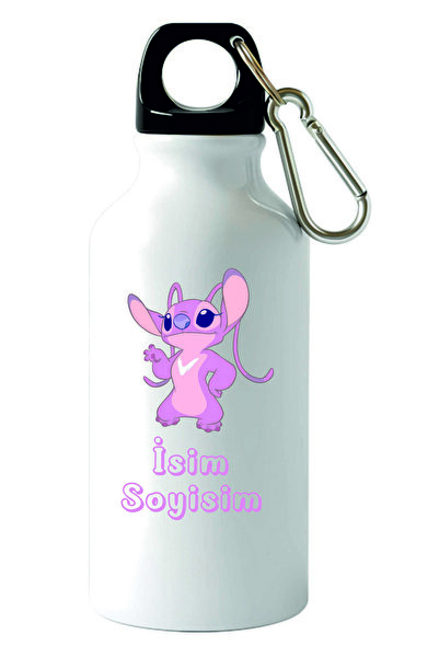 Kreax Kişiye Özel Kancalı Su Matarası Angel Stich