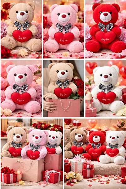 Kitchen Beauty Peluş Ayıcık Sevgililer Günü Ve Çocuklar İçin Özel Hediye Love...