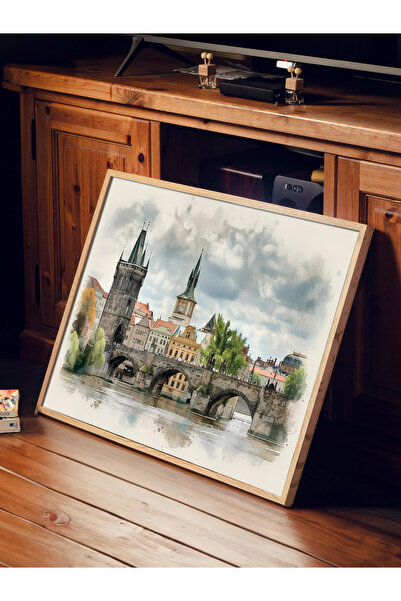 alphobitasarım The Tale Spirit of Prague in Your Home – Decorative Horizontal...