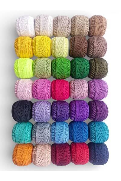 fabricorg Cotton Like 3 Numara 6 Kat Punch - Bileklik - Runner Ipliği SET-1 (...