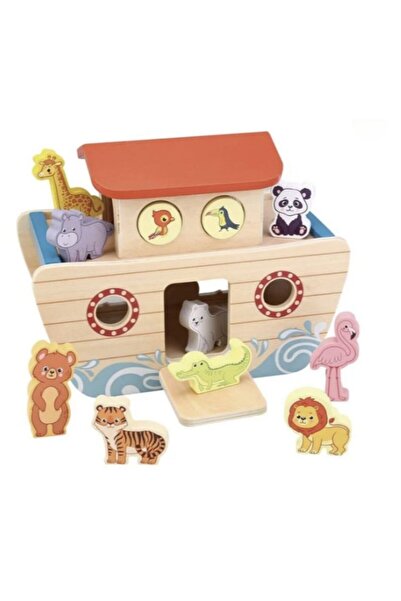 OEM Wooden Educational Toy Ark with 16 Animals