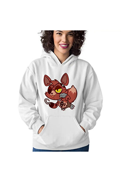 OEM Women's Hoodie Fnaf Playtime Foxy Five Nights at Freddy Horror Halloween