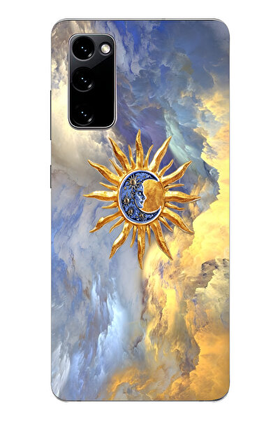 moonset Samsung Galaxy S20 FE Uyumlu Baskılı Yumuşak Silikon Şeffaf Telefon K...