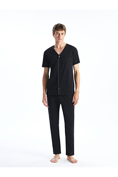 LC Waikiki Modern Pieces Normal Mold Men's Buttoned Pajama Set from Uzg Store