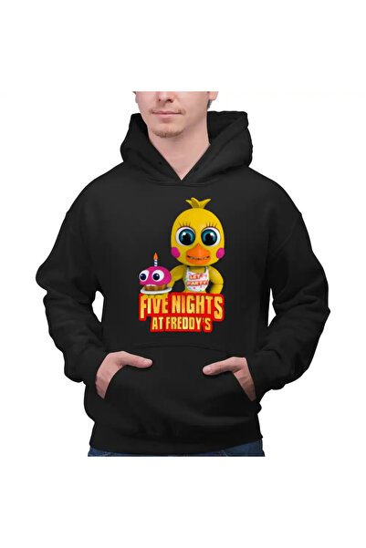 OEM Men's Hoodie Fnaf Chica Five Nights at Freddy's Horror Halloween
