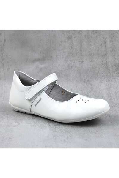 tino Children's lightweight ballet flats made of genuine leather 1862-ALB/LAC