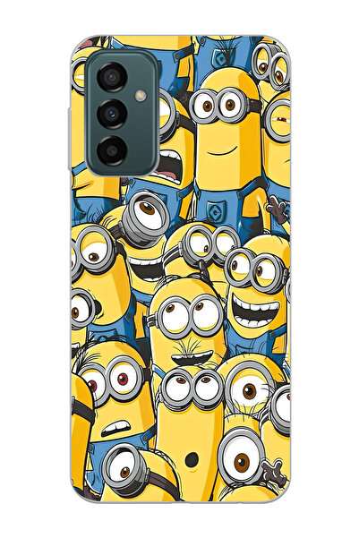 moonset Samsung Galaxy M13/M23 Uyumlu Baskılı Yumuşak Silikon Şeffaf Telefon ...