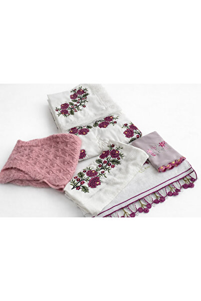 EL YAPIMI 6 parça hediyelik çeyizlik set