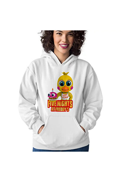OEM Women's Hoodie Fnaf Chica Five Nights at Freddy's Horror Halloween