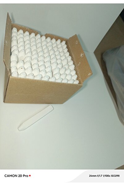 ZMB (Ustalara Özel): Çizim Ve İşaretleme Tebeşiri - Köşeli Beyaz Tozsuz Kare ...