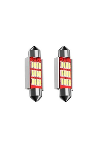 BZRSH Σετ 2 λαμπτήρων LED C5W Softit, 12 SMD, λευκοί, 36mm